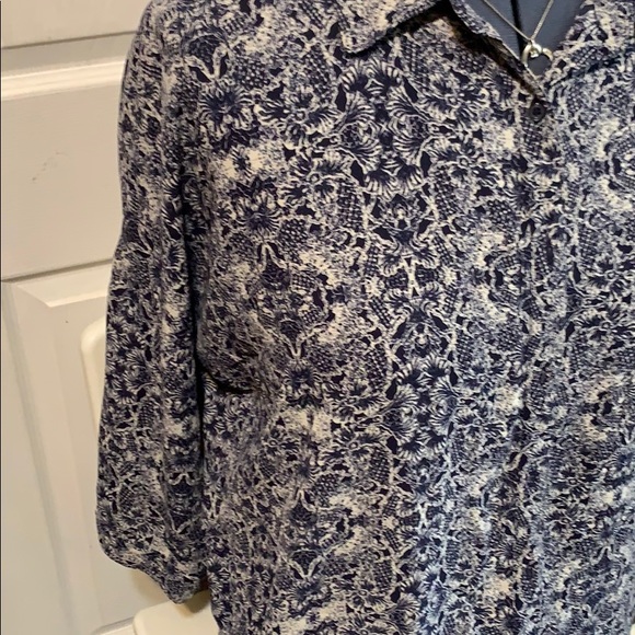 Joe Fresh Paisley Blouse XL - Picture 2 of 5